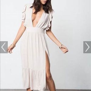 Stillwater Jessie White midi dress